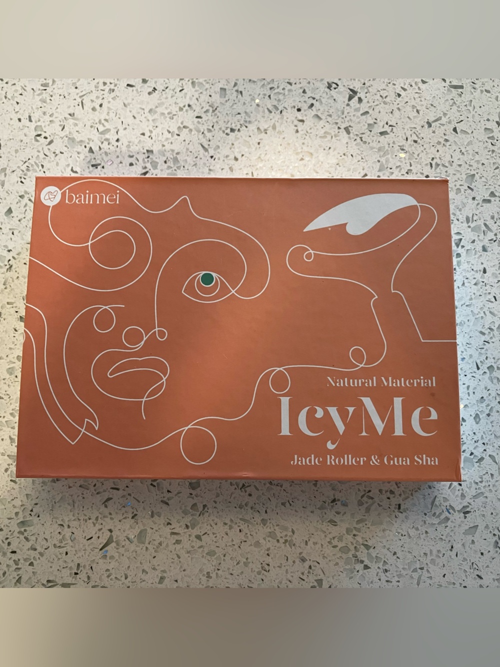 Jade Roller & Gua Sha Set | Natural Jade Facial Massage Tools NEW IN BOX